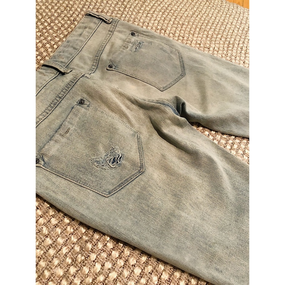 Free People Low Rise Ripped Jeans - Picture 4 of 5